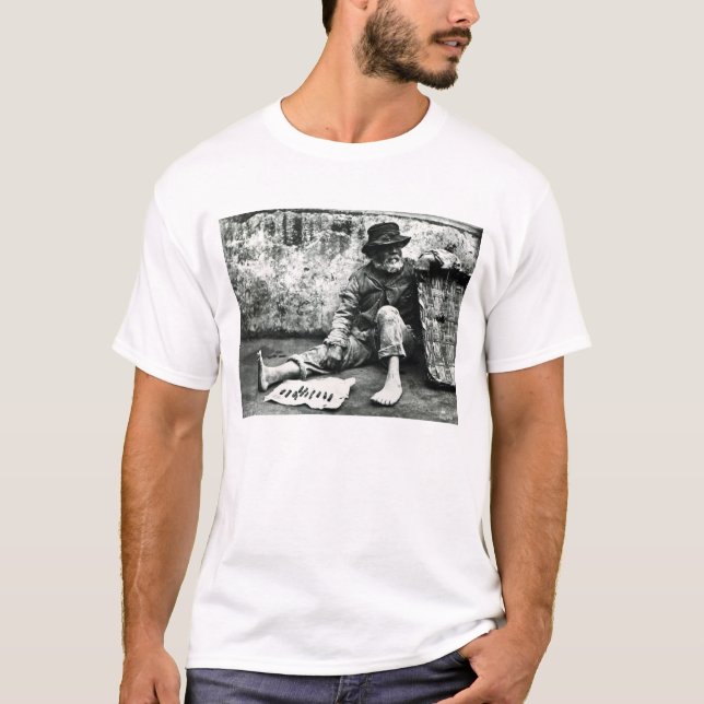 Zigarre-Endeverkäufer, c, 1865 (b/w Foto) T-Shirt (Vorderseite)