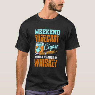 Zigarre mit Whiskey-Chance T-Shirt