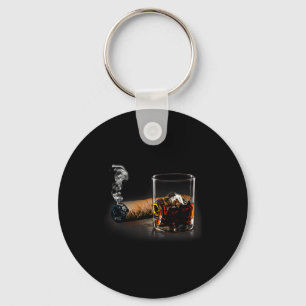 Zigarre und Bourbon - großartiges Geschenk für Zig Schlüsselanhänger
