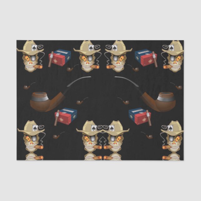 Zigarren aus dekorativem Papiermancave Seidenpapier (Vorderseite)