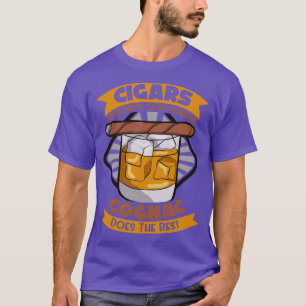 Zigarren lösen die meisten meiner Probleme Cognac  T-Shirt