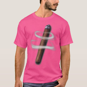 Zigarren Müssen Die Asche Tippen Zigarre Und Rauch T-Shirt