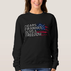 Zigarren PIRANHAS Waffen & Freiheit PIRANHA Sweatshirt