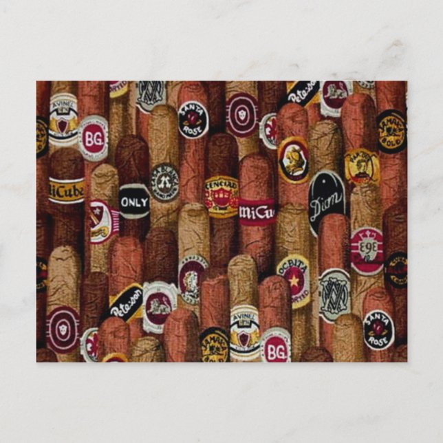 Zigarren Postkarte (Vorderseite)