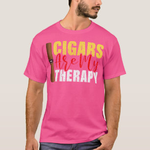 Zigarren sind meine Therapie Lustige Zigarre T-Shirt