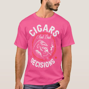 Zigarren und schlechte Entscheidungen Small Black T-Shirt