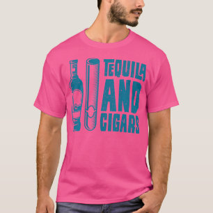 Zigarrenraucher Enthusiast Zigarre Und Tequila Zig T-Shirt