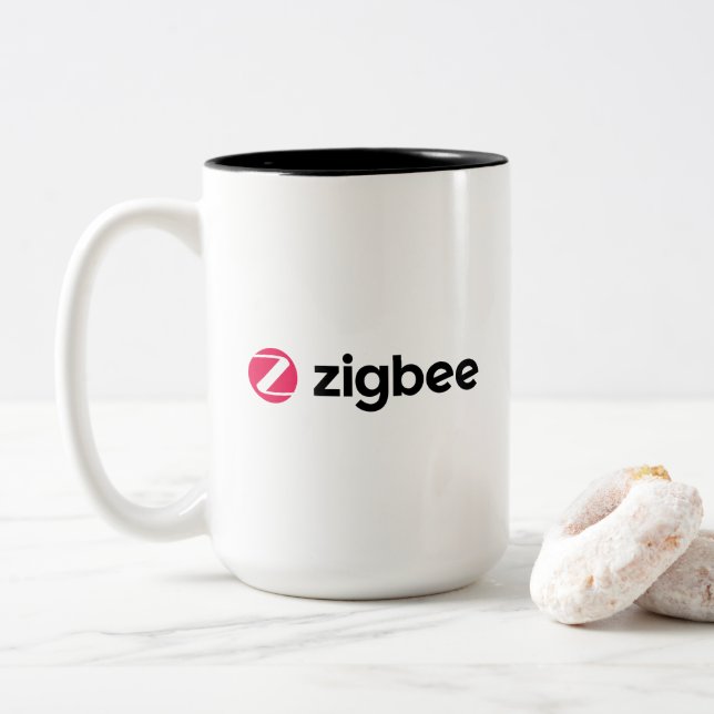 Zigbee-Tasse Zweifarbige Tasse (Mit Donut)