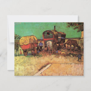 Zigeuner mit Wohnwagen von Vincent van Gogh