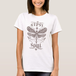 Zigeuner-Seele - Bohemian Libelle T-Shirt
