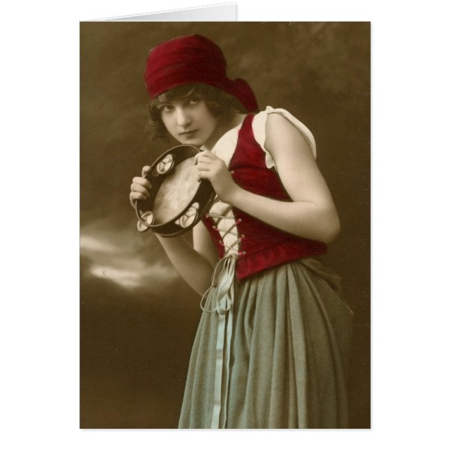 Zigeuner-Vintage-Mädchen (Vorne)