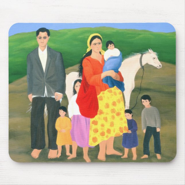 Zigeunerfamilie 1986 mousepad (Vorne)