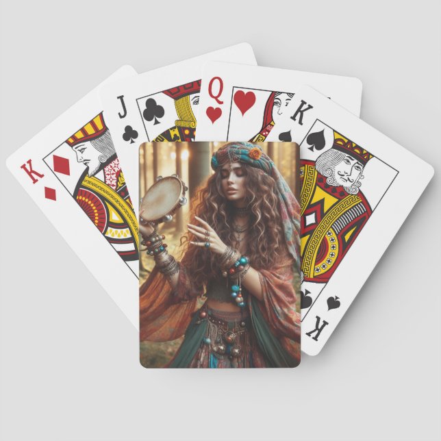 Zigeunerin Spielkarten (Rückseite)