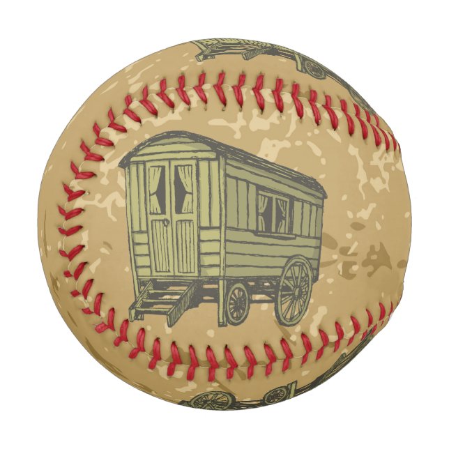 Zigeunerkarawane Wagen Baseball (Vorderseite Links)