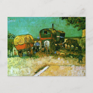 Zigeunerlager Van Gogh Feine Kunst Postkarte