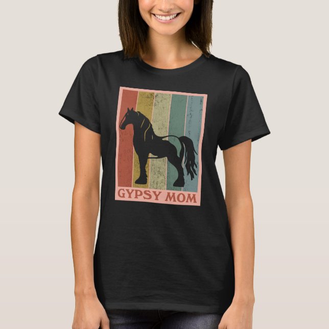 Zigeunermutter  Zigeunervanner-Pferd T-Shirt (Vorderseite)