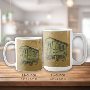 Zigeunerwagen Kaffeetasse