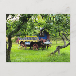 Zigeunerwagen Postkarte