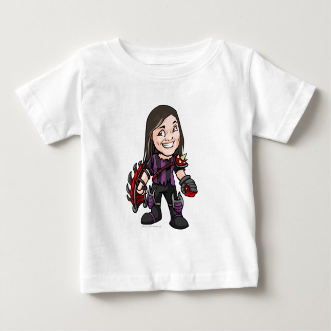 Ziggytron Darigan Citadel Mitarbeiter Player Baby T-shirt (Vorderseite)