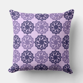 Zigzag Abstrakte Blume Pattern Drehkissen Kissen