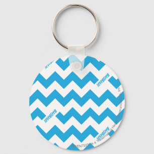 ZigZag Aqua Schlüsselanhänger
