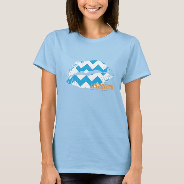 ZigZag Aqua T-Shirt (Vorderseite)
