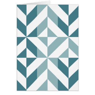 ZigZag, aquamarin-grün-zweiteilig, geometrisch