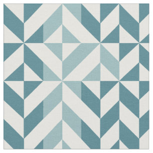 ZigZag, aquamarin-grün-zweiteilig, geometrisch Stoff