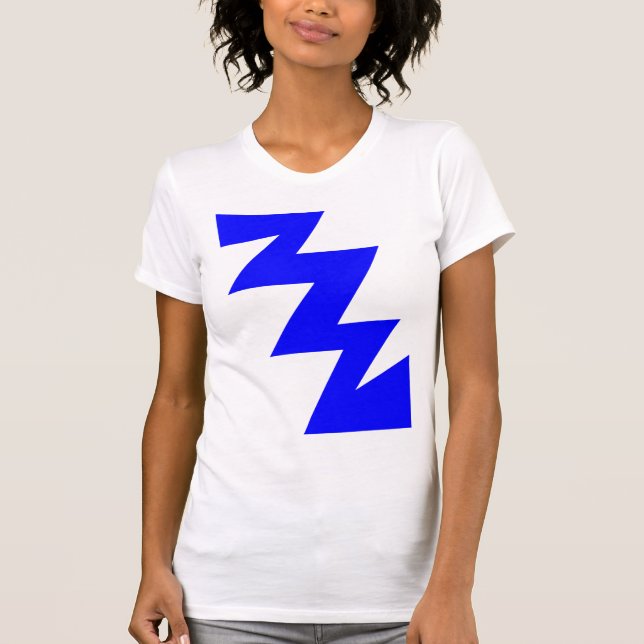ZigZag - blau T-Shirt (Vorderseite)