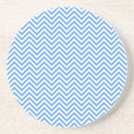 Zigzag Blue Zickzack Pattern Untersetzer