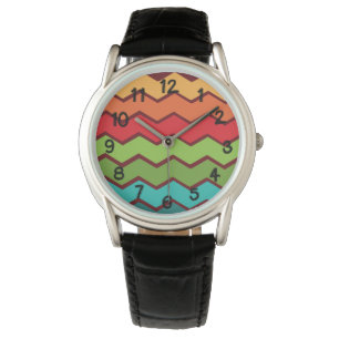 Zigzag der 1970er armbanduhr