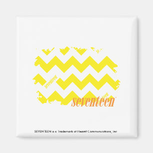 ZigZag Gelb 2 Magnet