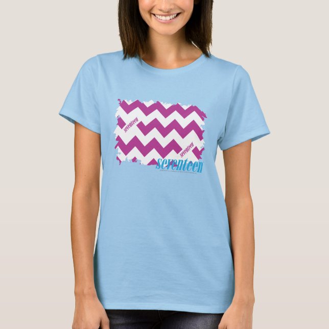 ZigZag Lila 3 T-Shirt (Vorderseite)