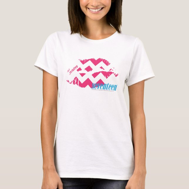 ZigZag Magenta T-Shirt (Vorderseite)
