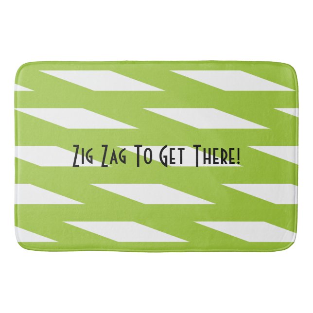 Zigzag Mat Badematte (Vorderseite)