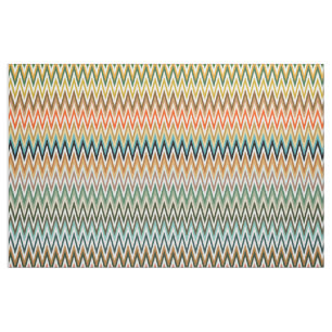 Zigzag Multicolored Muster Stoff