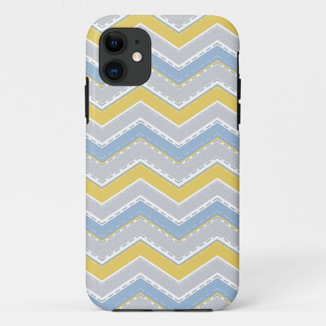 Zigzag-Muster Case-Mate iPhone Hülle (Rückseite)