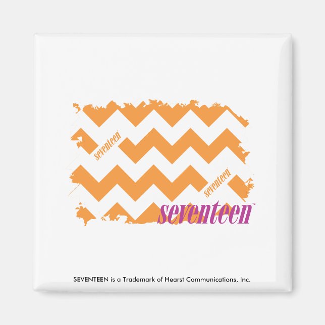 ZigZag Orange 4 Magnet (Vorne)