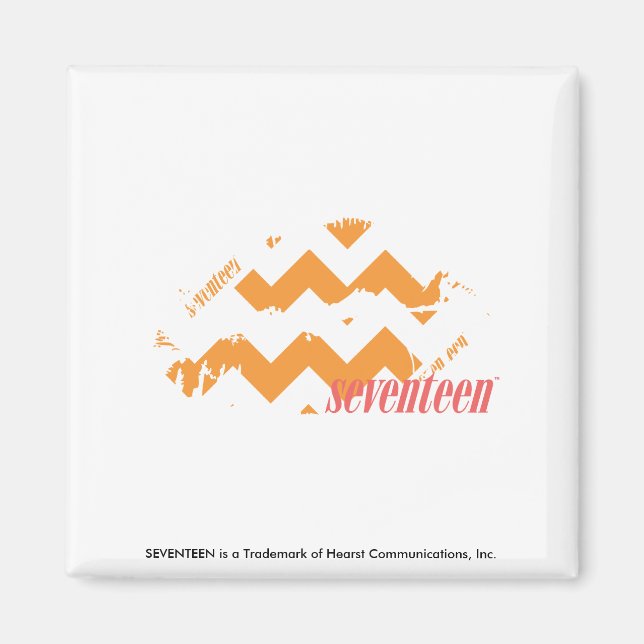 ZigZag Orange Magnet (Vorne)