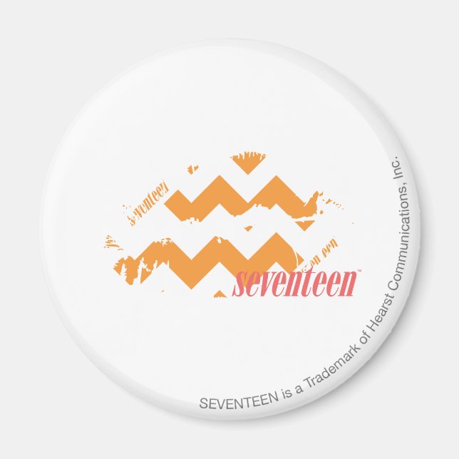 ZigZag Orange Magnet (Vorne)