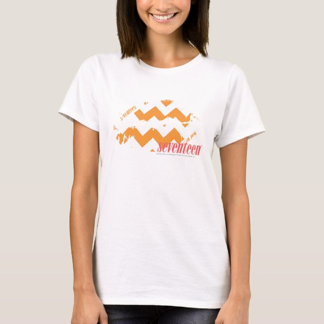 ZigZag Orange T-Shirt (Vorderseite)