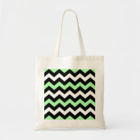 Zigzag patroon (zwart, groen, witz)