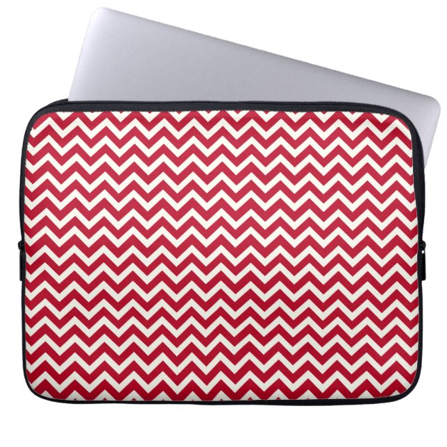 Zigzag Pattern Elektronik Bag Laptopschutzhülle (Vorderseite)