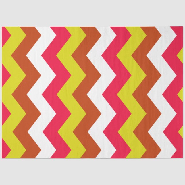 ZIGZAG PATTERN. SEIDENPAPIER (Vorderseite)