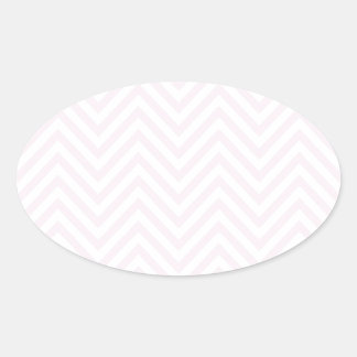 ZigZag personalizable Muster Hintergrundvorlage Ovaler Aufkleber
