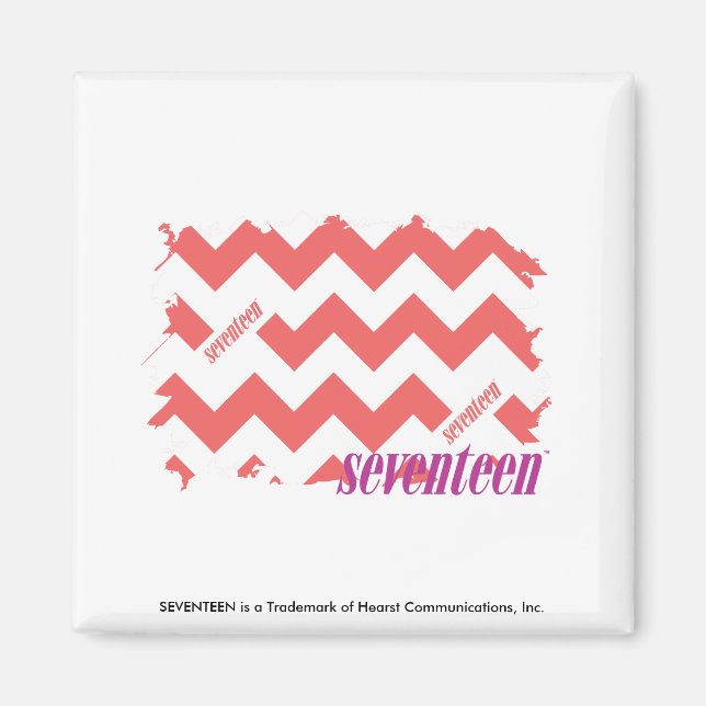 ZigZag Pink 2 Magnet (Vorne)