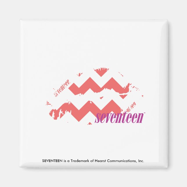ZigZag Pink Magnet (Vorne)