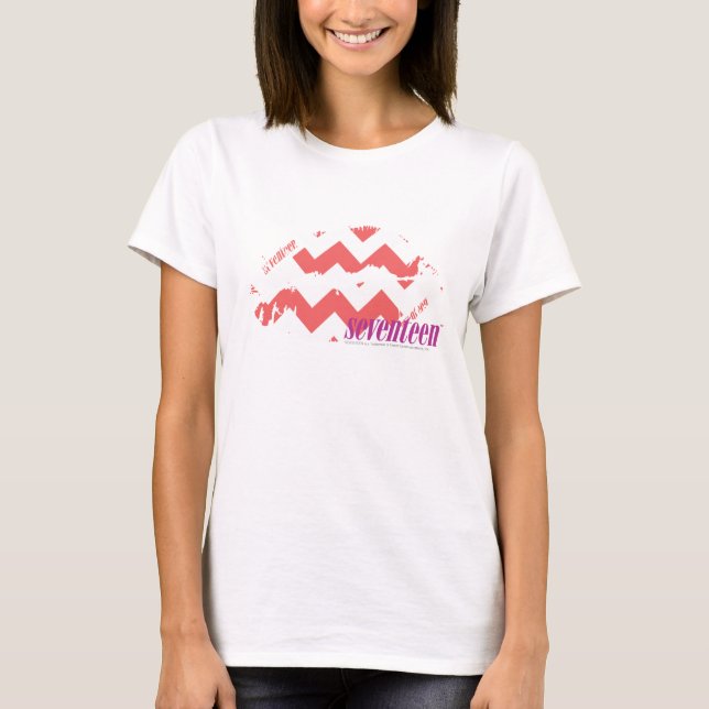 ZigZag Pink T-Shirt (Vorderseite)