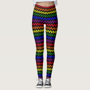 Zigzag Pride Colors Leggings