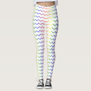 Zigzag Pride Colors Leggings